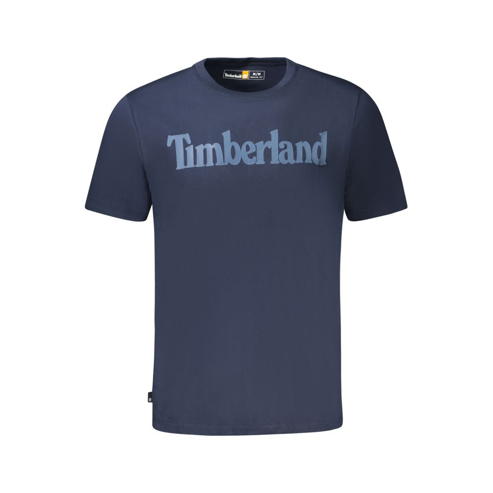 Timberland Blu Organic Cotton Men T-Shirt