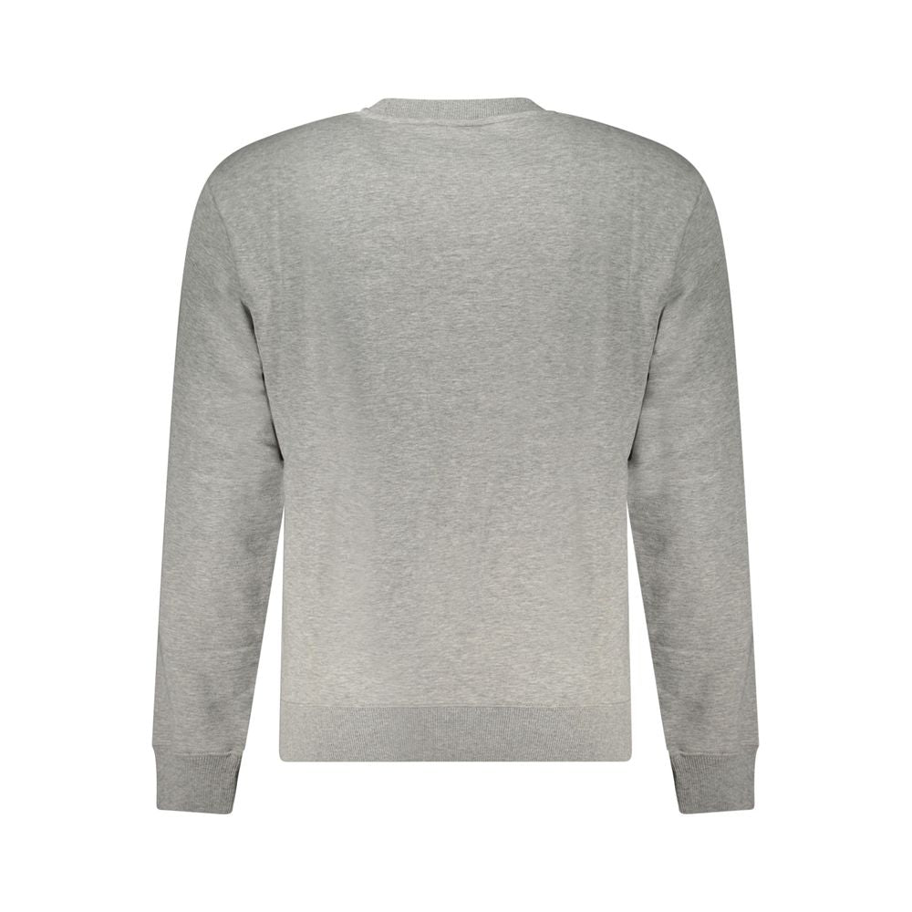 Napapijri Gray Cotton Men Sweatshirt