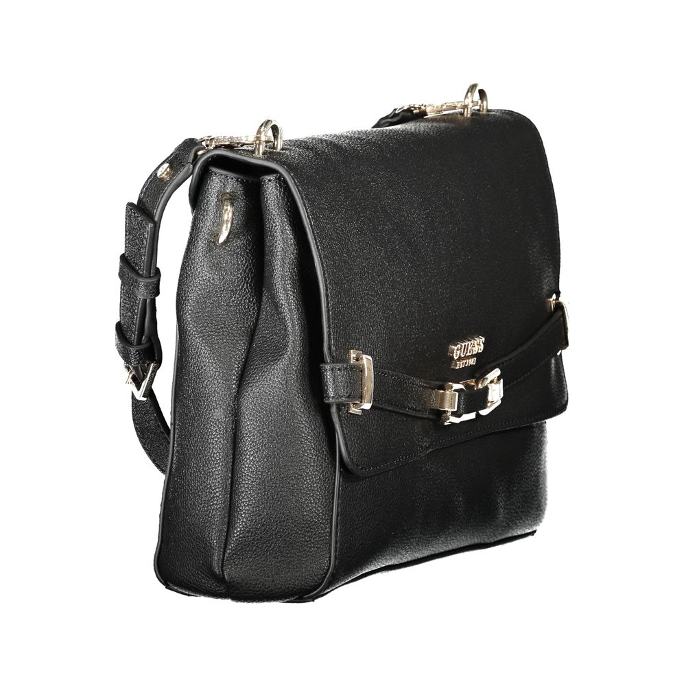 Guess Jeans Black Polyurethane Women's Handbag