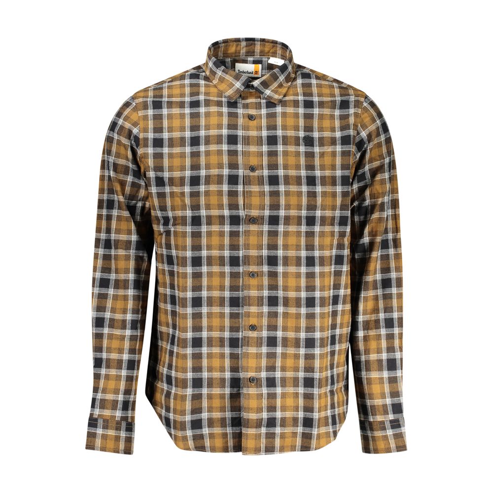 Timberland Marrone Cotton Mens Shirt