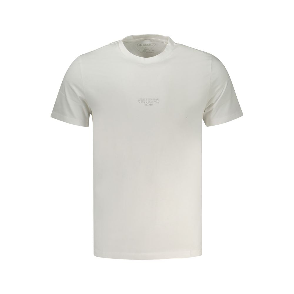 Guess Jeans Bianco Cotton Men T-Shirt