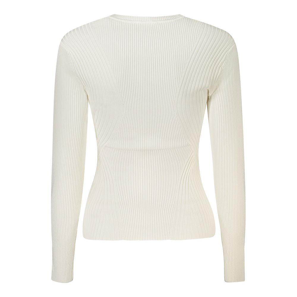 Guess Jeans Bianco Viscosa Women Sweater