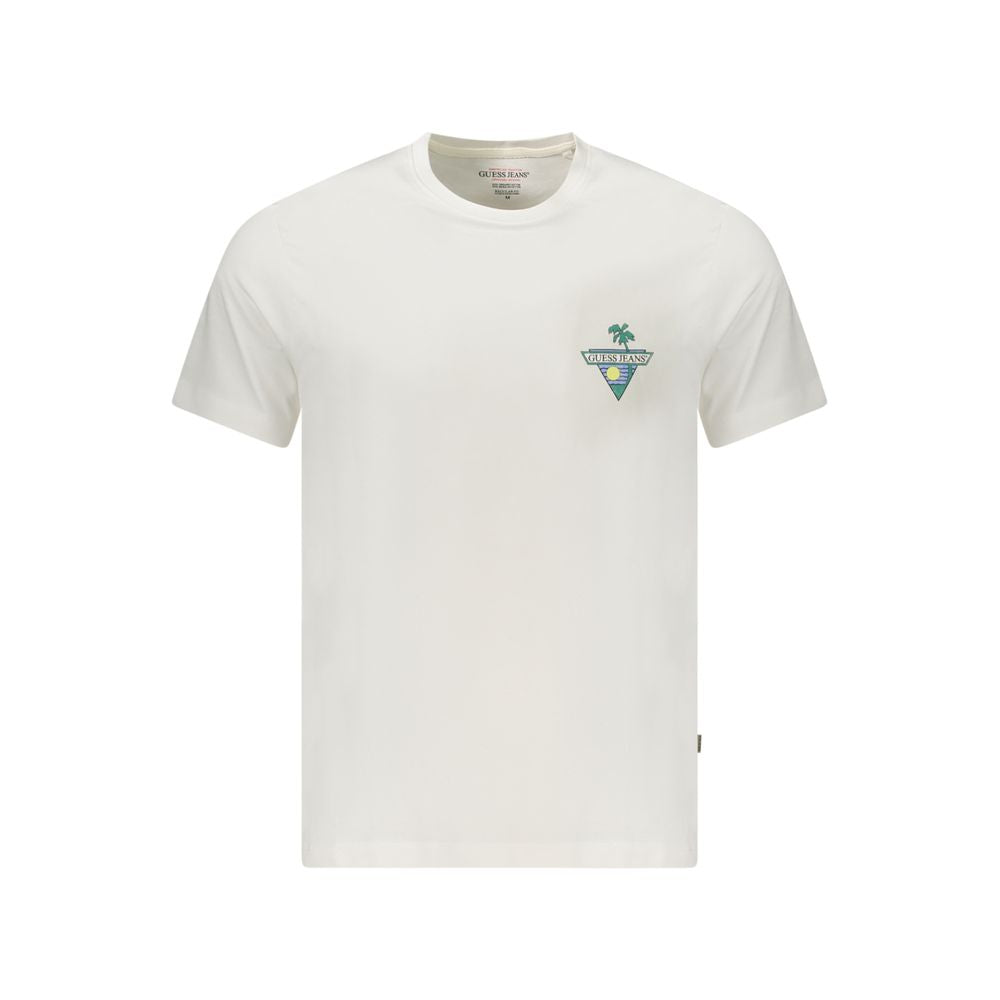 Guess Jeans Bianco Organic Cotton Men's T-Shirt