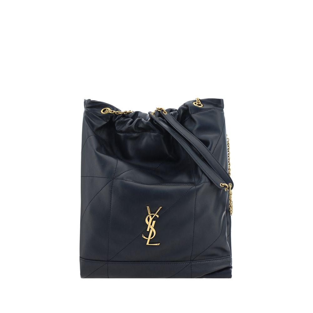 Saint Laurent Black Lamb Ovis Aries Shoulder Bag