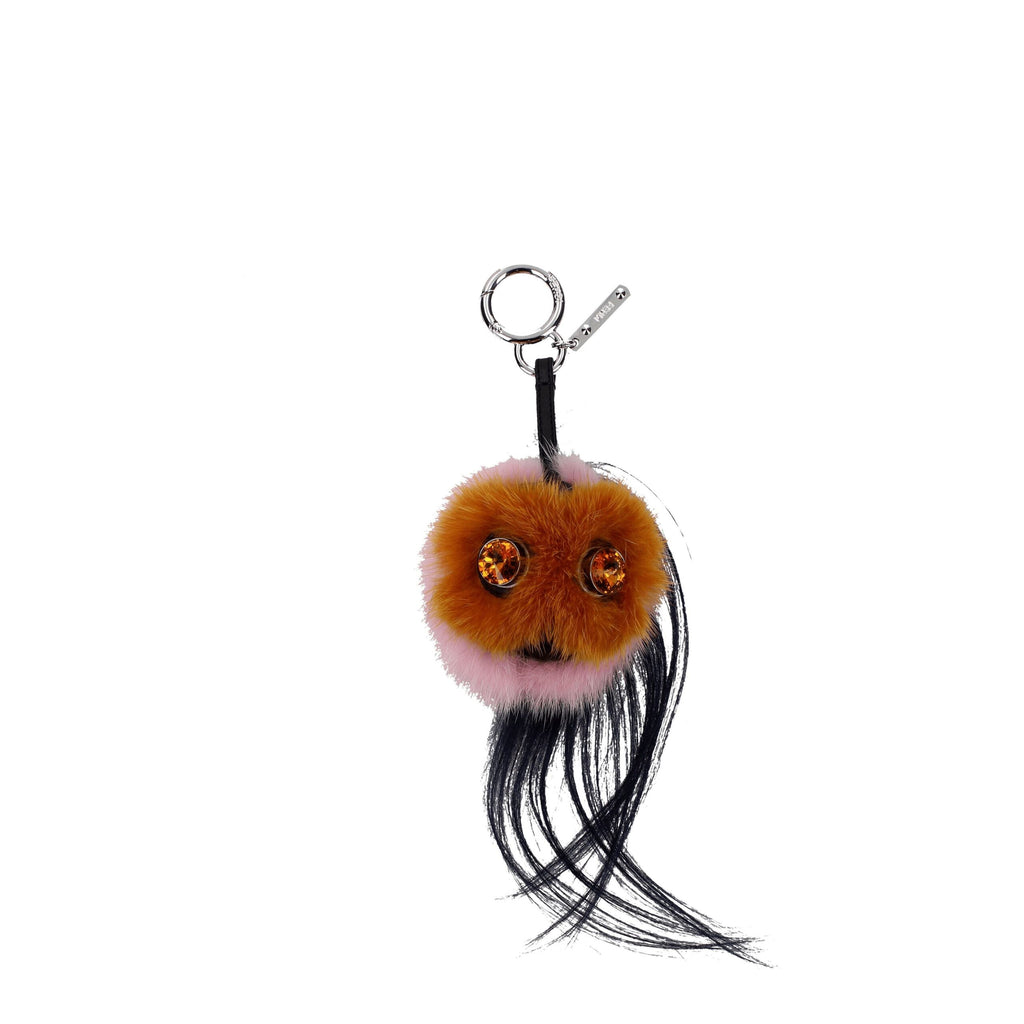Fendi Brown Fur Keychain