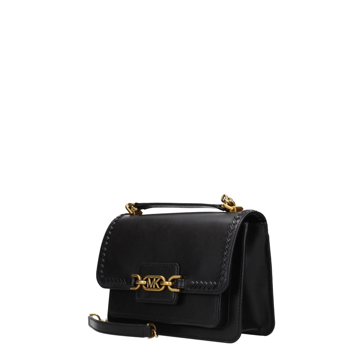 Michael Kors Black Leather Shoulder Bag