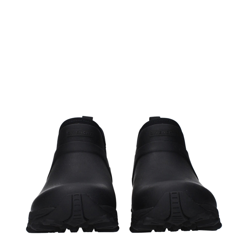 Givenchy Black Cotton Ankle Boots