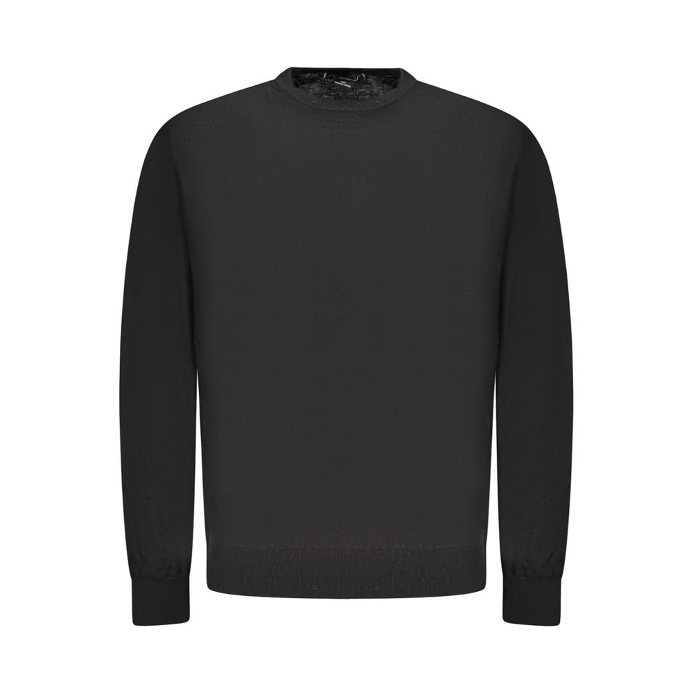Guess Jeans Black Wool Mens Sweater