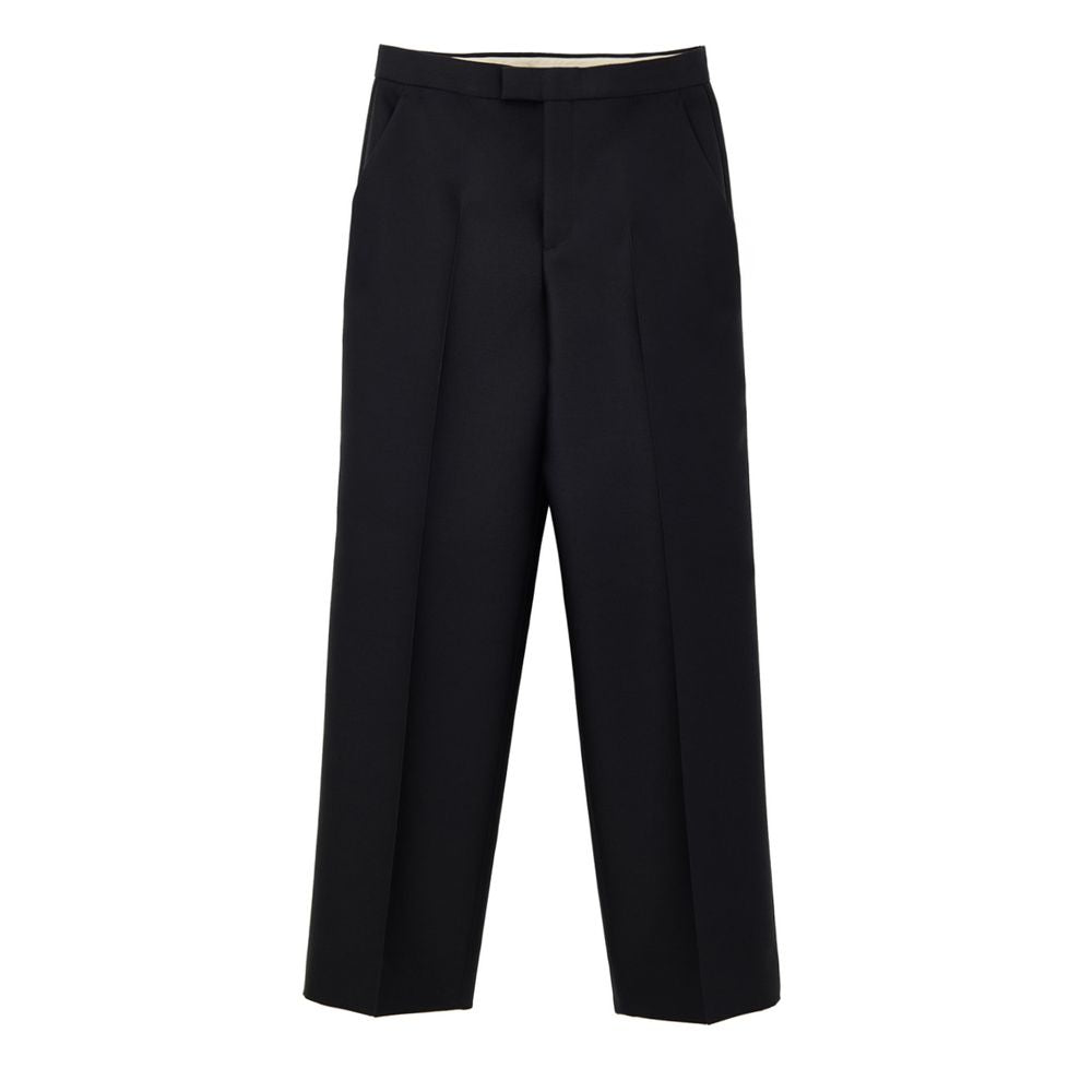 Gucci Black Cotton Casual Pants