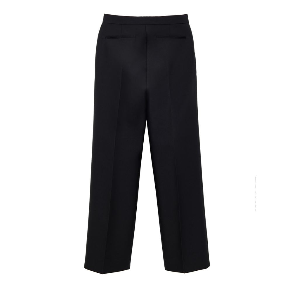Gucci Black Cotton Casual Pants
