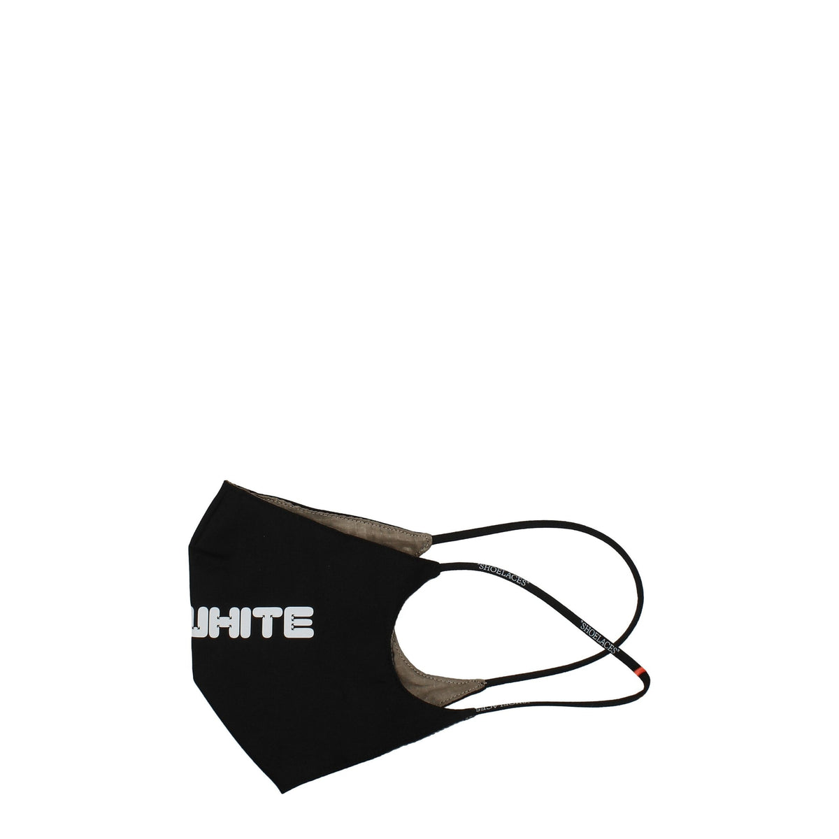 Off-White Black Cotton Facemask