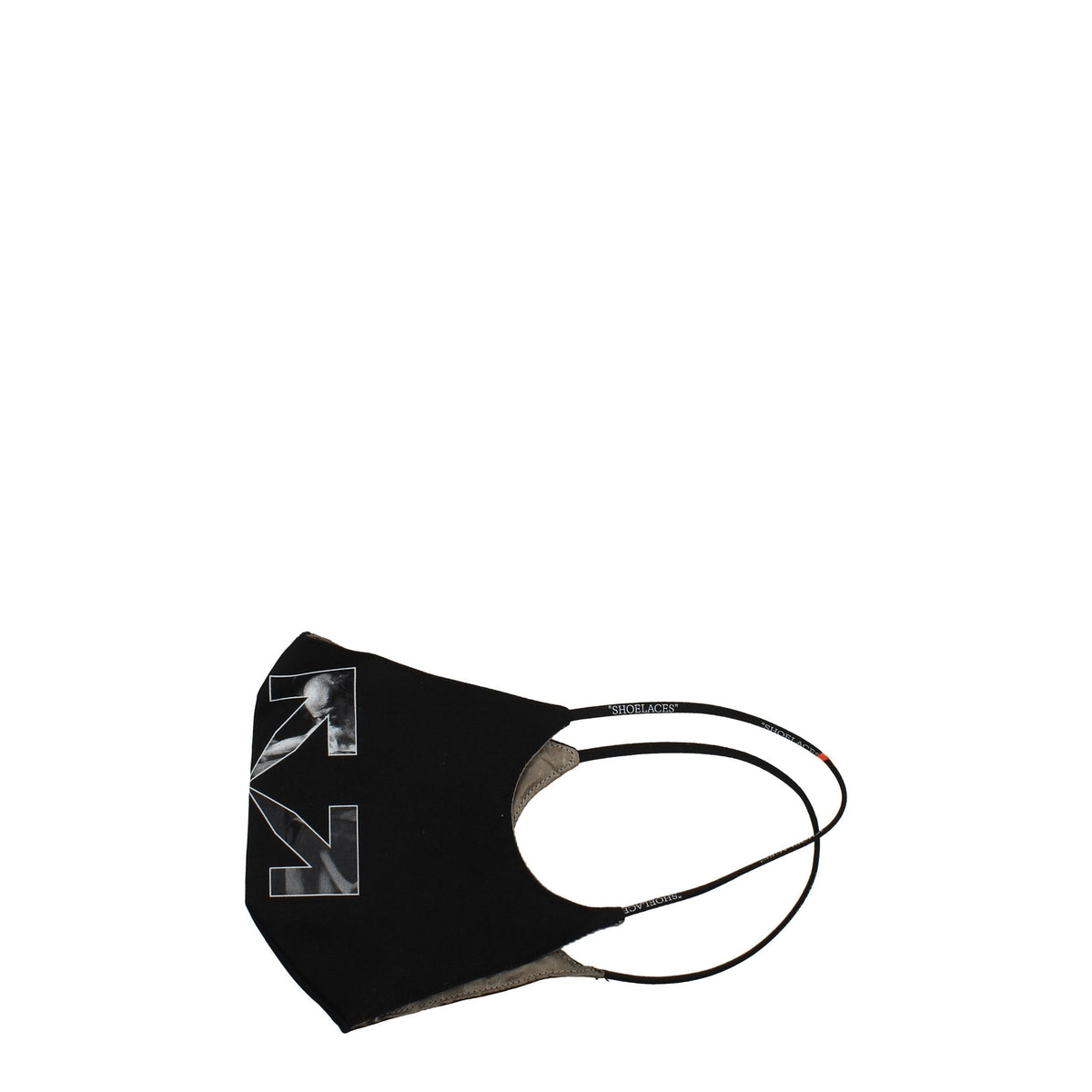 Off-White Black Cotton Facemask