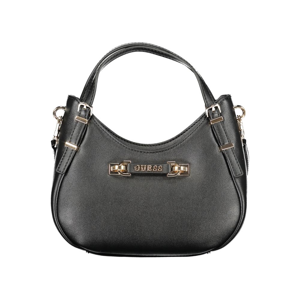 Guess Jeans Nero Poliuretano Women Handbag