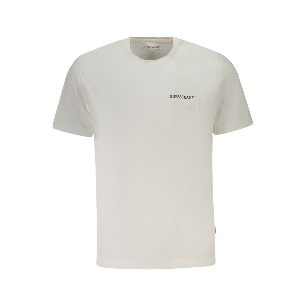 Guess Jeans Bianco Cotton Men T-Shirt