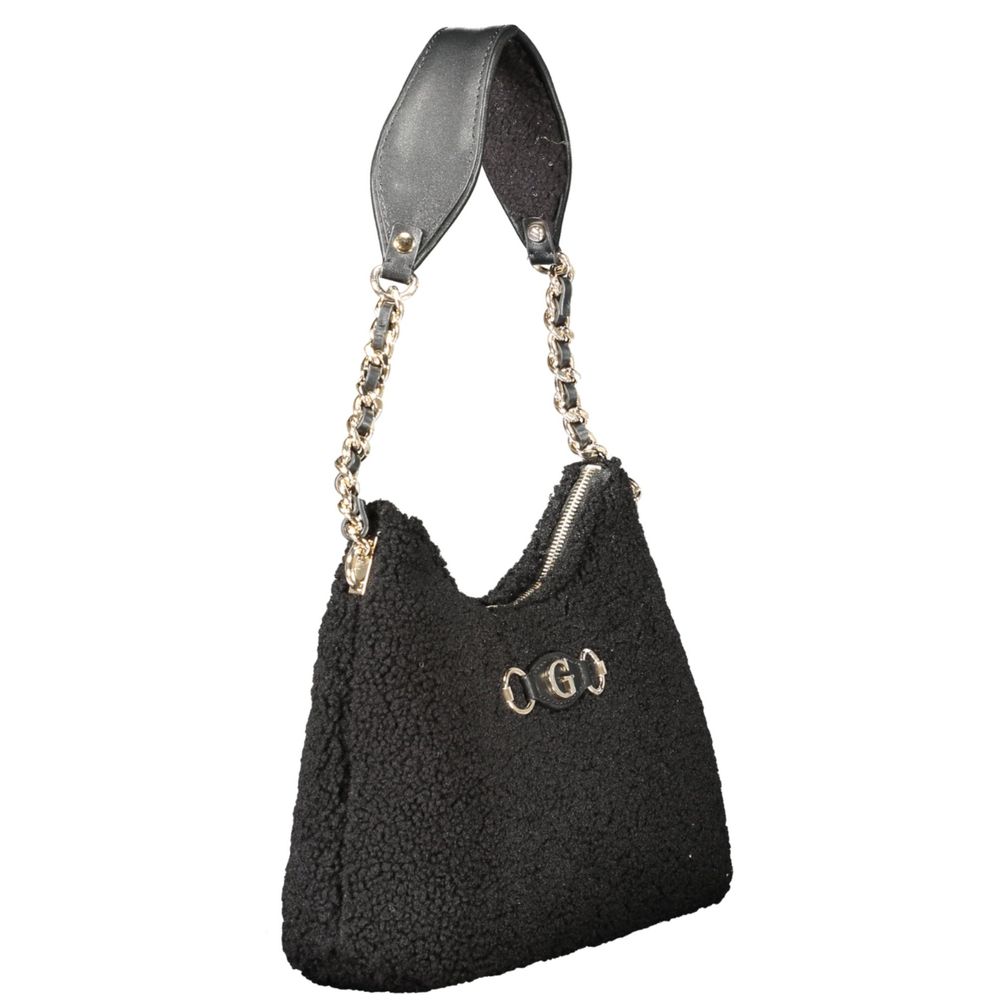 Guess Jeans Nero Polyester Women Handbag