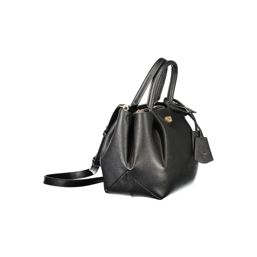 Guess Jeans Nero Poliuretano Women Handbag