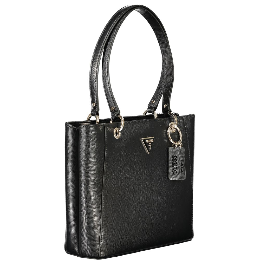 Guess Jeans Black Polyurethane Women's Handbag