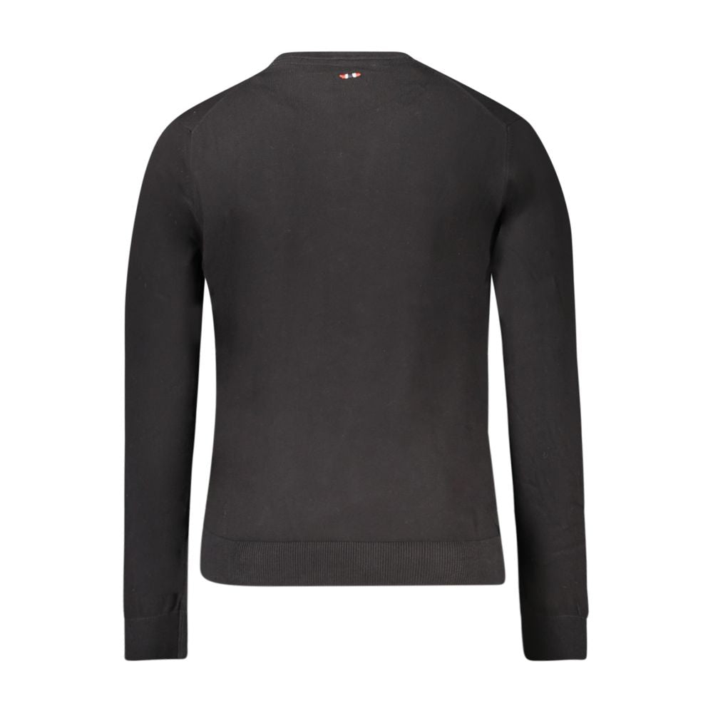 Napapijri Black Cotton Men Sweater