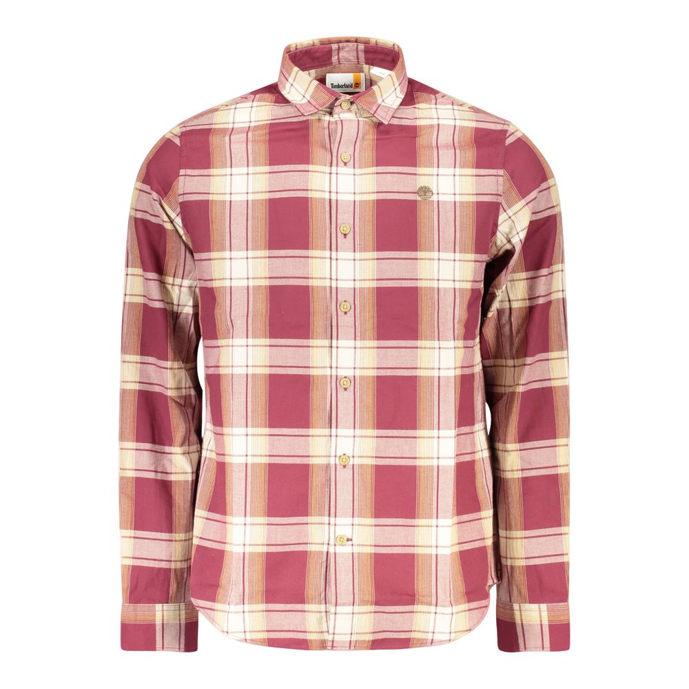 Timberland Red Cotton Men Shirt