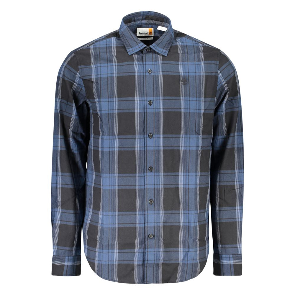 Timberland Blue Cotton Men's Shirt