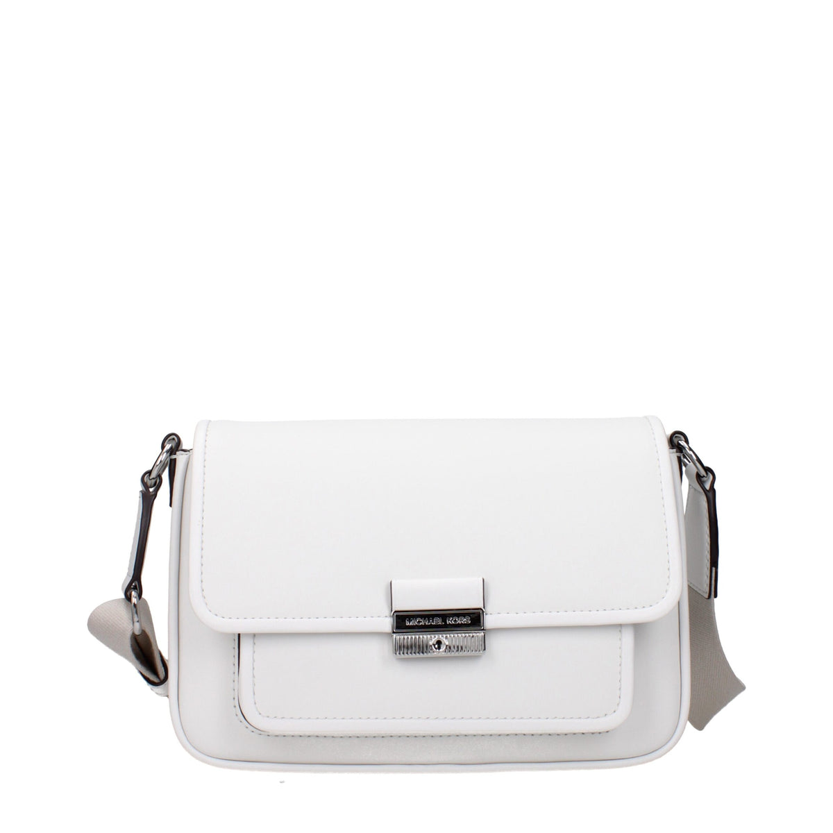 Michael Kors White Leather Crossbody Bag