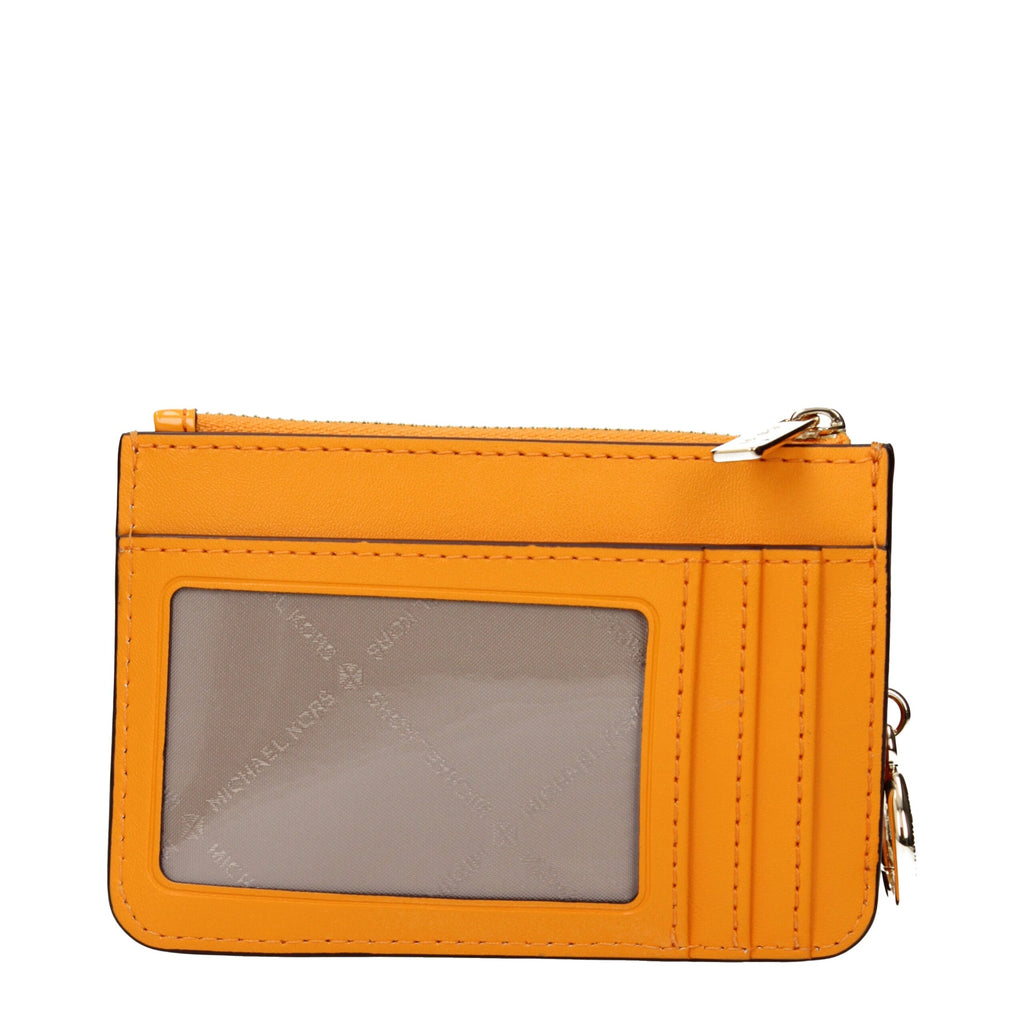 Michael Kors Orange Leather Wallet
