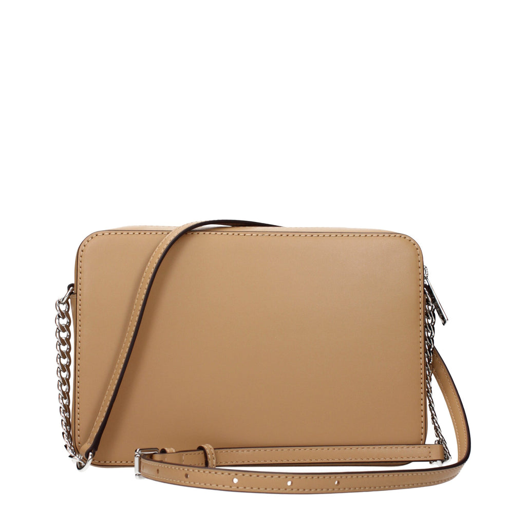 Michael Kors Brown Leather Crossbody Bag