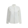 Brunello Cucinelli White Cotton Dress Shirt