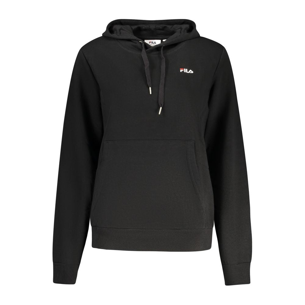 Fila Black Cotton Women's Hoodie