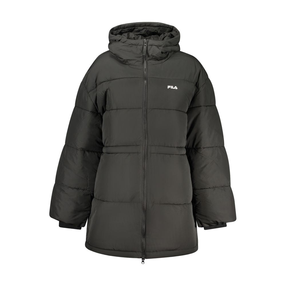 Fila Black Polyester Women Jacket